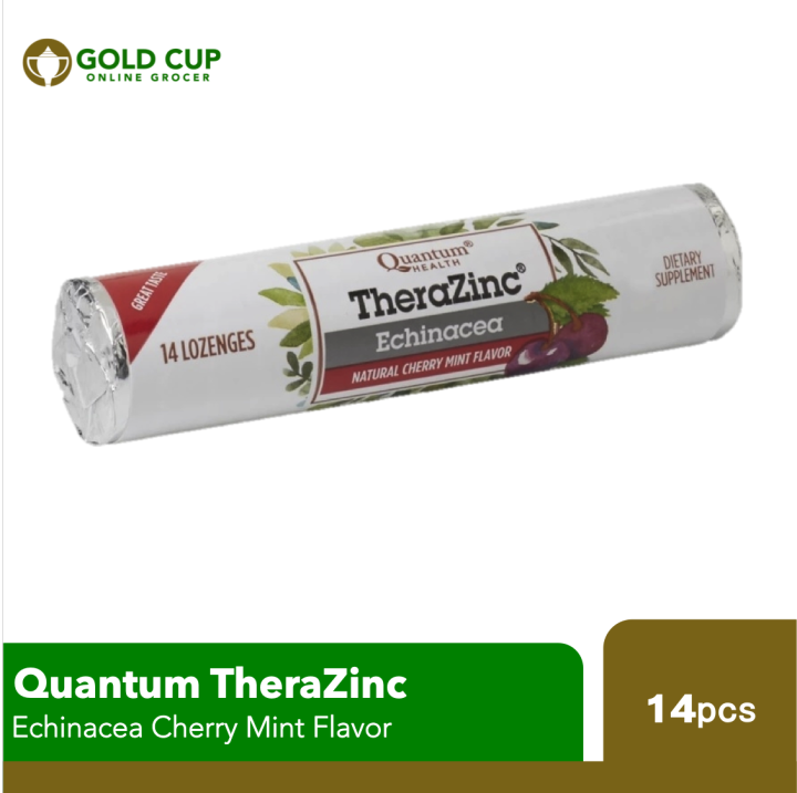 Quantum TheraZinc® Echinacea Lozenges, CherryMint Lazada PH