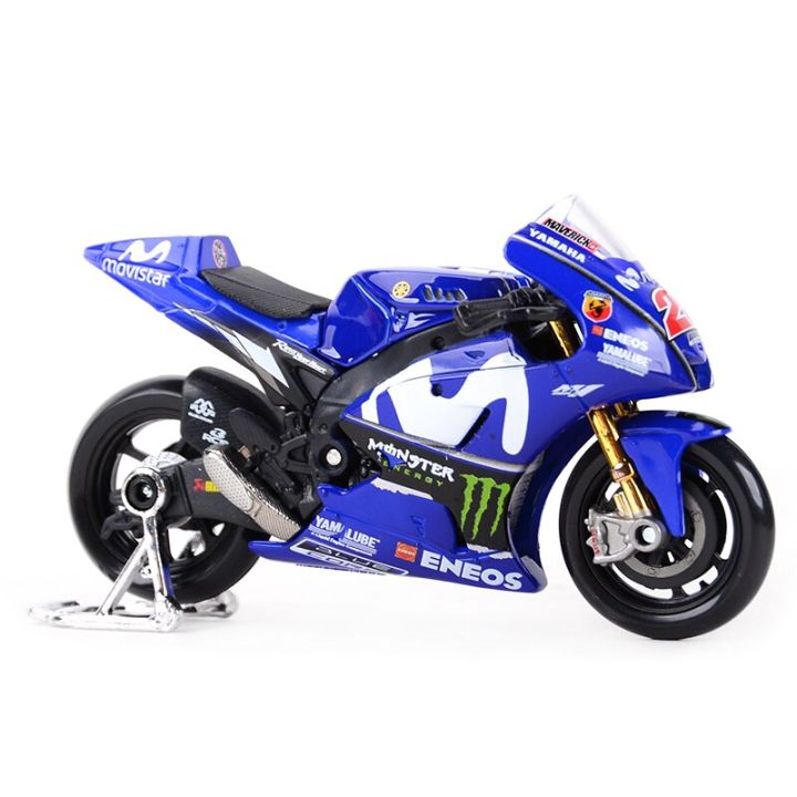 yamaha-yzr-แข่งรถ-maisto-2018-gp-m1ทีมแข่งรถ46-25-die-cast-vehicle-ของเล่นแบบจำลองรถมอเตอร์ไซค์