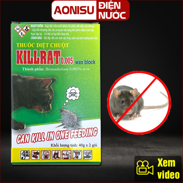 Thuốc Diệt Chuột Cực Mạnh KILLRAT 2 GÓI - Thuốc Diệt Chuột Cực Độc ...