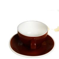 300ml colorful thick body new bone china cappuccino cups and saucers,ceramic coffee cup saucer