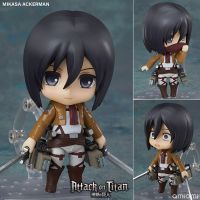 Nendoroid เนนโดรอยด์ จากการ์ตูนเรื่อง Attack on Titan Shingeki No Kyojin ผ่าพิภพไททัน Mikasa Ackerman มิคาสะ แอคเคอร์แมน อัคเคอร์แมน ชินเกะกิโนะเคียวจิน ด๋อย หัวโต Action Figure แอ็คชั่น ฟิกเกอร์ โมเดล Model Cartoon Anime Hobby Manga Gift อนิเมะ มังงะ