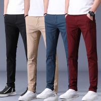 COD SDFERTREWWE Seluar Slack Lelaki Slim Fit Casual Long Pants Men Office Pants Men Black Seluar Lelak Trousers Korean Pants