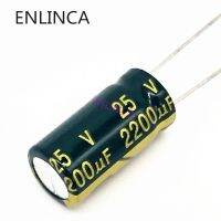 20pcs/lot H203 25V 2200UF Low ESR/Impedance high frequency aluminum electrolytic capacitor 25v2200uf size 10*20 2200UF25V 20% Electrical Circuitry Par