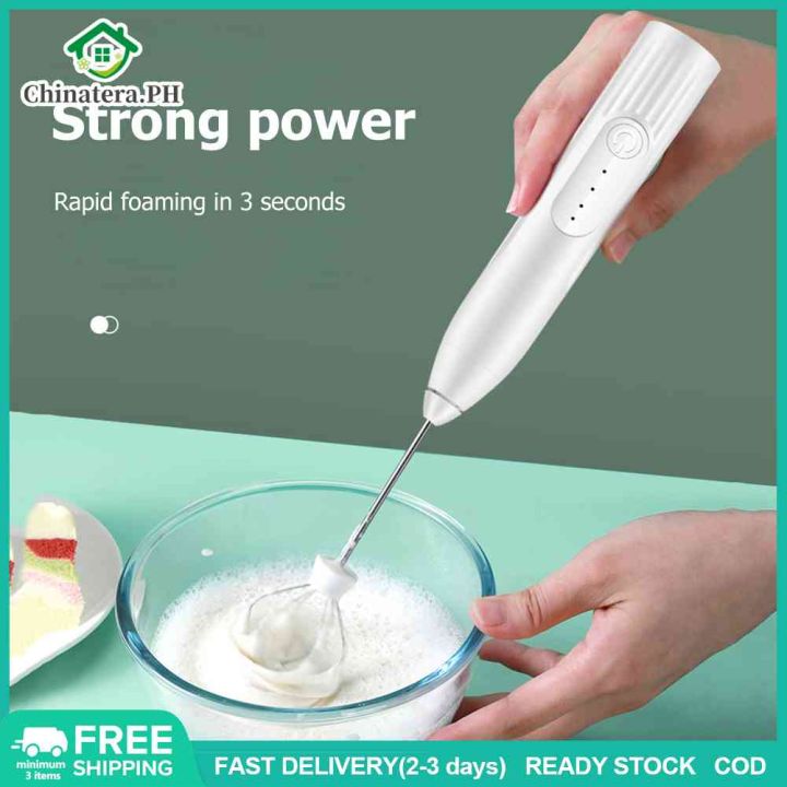 Milk Drink Coffee Whisk Mixer Electric Egg Beater Frother Foamer