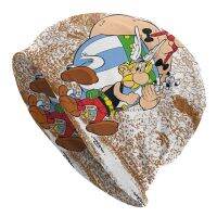 【YD】 Asterix And Obelix Beanie Bonnet Knit Hat Men Cartoon Warm Skullies Cap