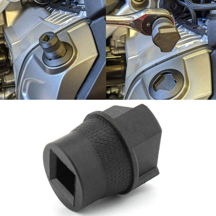 Motorcycle Car Engine Oil Filler Cap Tool Wrench Removal Black For BMW