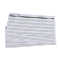 15Pcs Cash Envelope Waterproof Envelope Expense Tracking Budget Sheets and Stickers