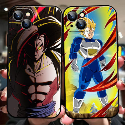 Japanese Anime Dragon Ball Phone Case For 11 13 12 Pro Max 12 13 Mini X XS XR MAX 5 6 7 8 Plus Carcasa Black Soft