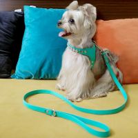 【jw】♝ Adjustable Hot Drilling Bow Chest Leash Rope Set Small Dog Collar Back Supplies