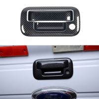 Tailgate Door Grab Handle Decoration Sticker Cover Trim for Ford F150 2009 2010 2011 2012 2013 2014 ABS Chrome Car Accessories [ELEGANT]