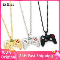 ?Ether สร้อยคอจี้จอยควบคุมเกมสำหรับผู้ชายสร้อยคอแบบสร้อยทอง18K ทำจากทองสวยงามสามารถจำนำได้ไอเดียของขวัญสำหรับสร้อยทองสร้อยคอทองผู้หญิงสำหรับผู้ชายสร้อยคอเงินสำหรับสแตนเลสชายสร้อยคอสำหรับคู่รักที่ดีที่สุดโช้คเกอร์มีเสน่ห์