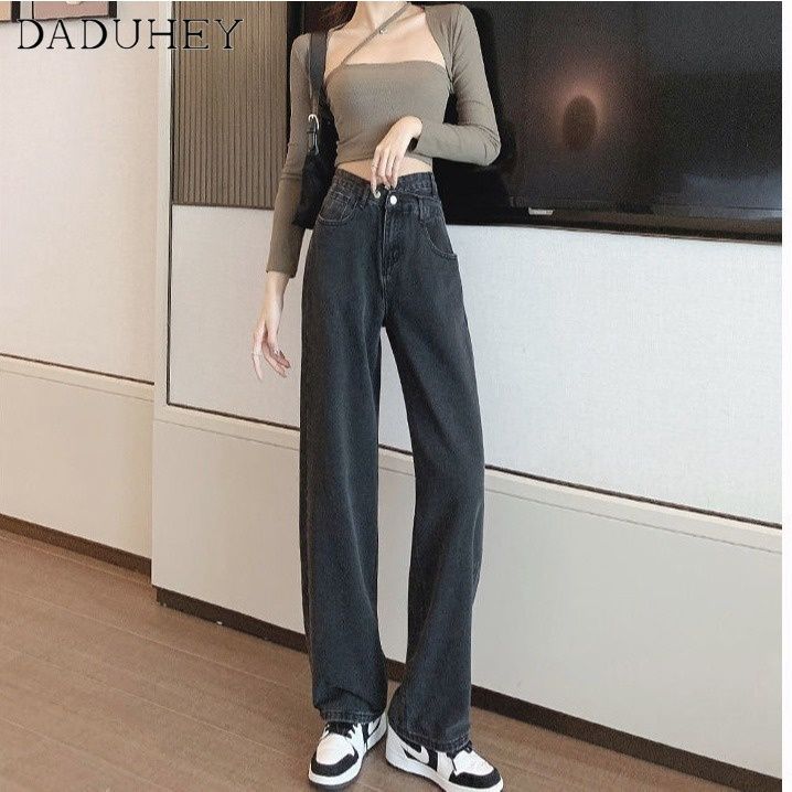 daduhey-ins-womens-2022-new-wide-leg-irregular-retro-high-waist-slim-jeans-loose-casual-mop-straight-pants