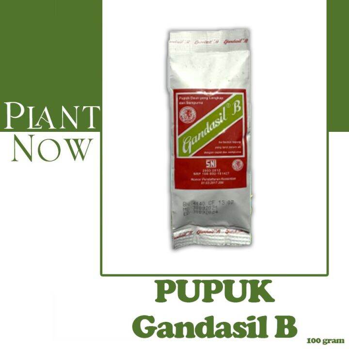 Pupuk Untuk Membantu Pembentukan Bunga Buah GANDASIL B - 100gram ...