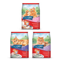 Cat n joy แคทเอ็นจอย อาหารลูกแมว อาหารแมวโต อาหารแมวสูงอายุ7+ ขนาด 400 กรัม