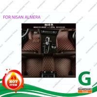 พรมปูพื้นเข้ารูป 6D Premium Fitted Leather Mats FOR NISAN ALMERA