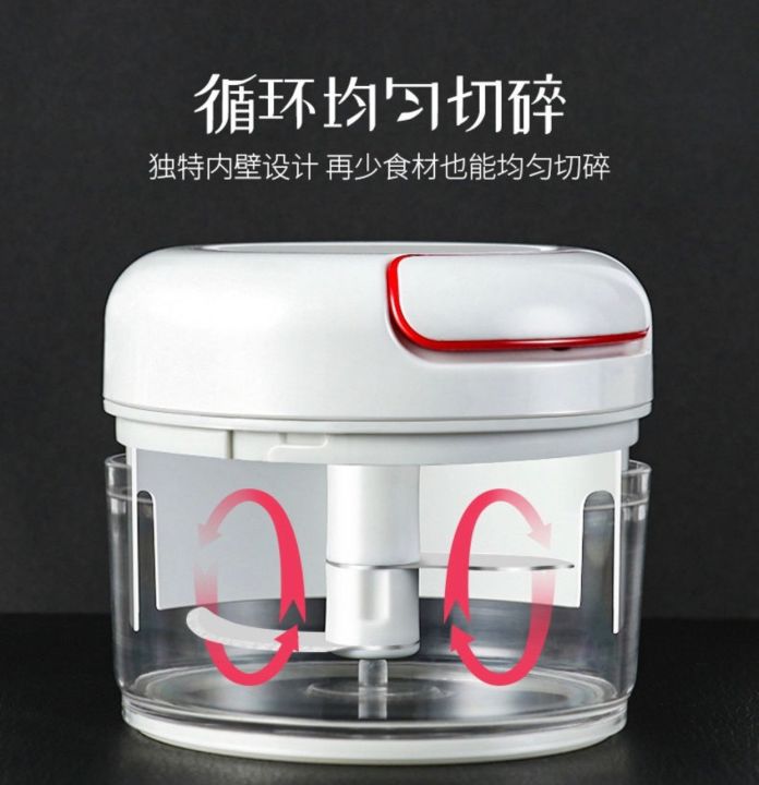 เครื่องบดอาหาร-เครื่องปั่นจิ๋ว-บด-สับ-ละเอียด-mini-food-chopper-ที่บดกระเทียม-เครื่องสับปั่น-เครื่องสับพริก-เครื่องสับหั่น-เครื่องบดสับ