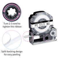 +【； 1Pcs 6/9/12/18/24Mm SS12KW SS18KW Cassette Rions Compatible For Replacement  EPSON LW-300 LW-400 LW-600P LW-700 Label Printer