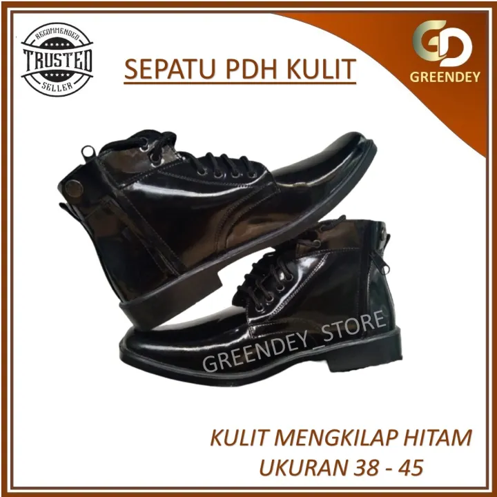 Sepatu Pdh Satpam Sepatu Pdh Mengkilap Sepatu Dinas Security