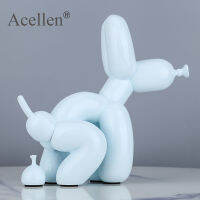 Squat Balloon Dog Statue Resin Sculpture Home Decor Modern Nordic Home Decoration Accessories for Living Room Animal Figures