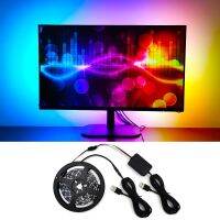 DIY Ambient PC Dream Screen USB LED Strip Computer Monitor Backlight Addressable WS2812B Tape 1/2/3/4/5m Full Set LED Strip Lighting