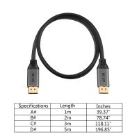 ขายดีที่สุด bnfg330 - / DisplayPort 1.4สาย8K 4K HDR 60Hz 144Hz Display Port Adapter สำหรับวิดีโอพีซี Y3ND