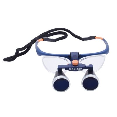 Two-Way Spiral Magnifier Bidirectional Spiral Magnifying Glass For The Observation Of Otolaryngology Oral Cavity Eye 2.5X 3.5X