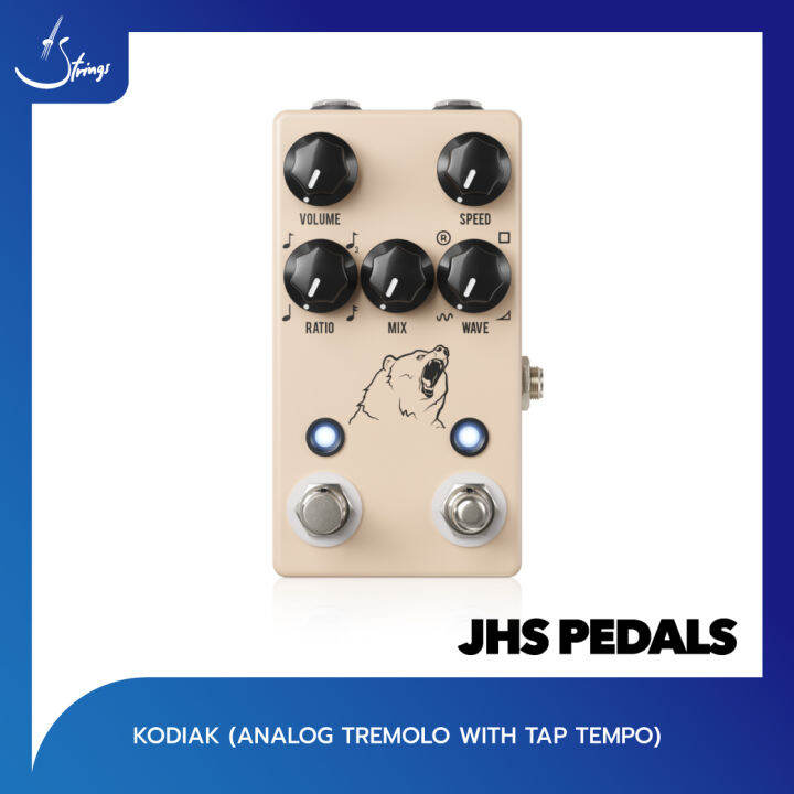 เอฟเฟคกีตาร์ JHS Pedals Kodiak Analog Tremolo with Tap Tempo (Strings