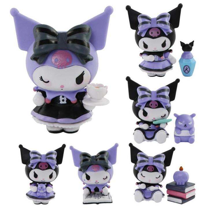 Kuromi Characters Figurines Kuromi Cake Toppers Figures Toys Anime 