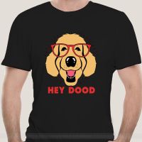 เสื้อยืดคอกลม ผ้าฝ้าย 100% พิมพ์ลาย Better doodle dog goldendoodle golden retriever สําหรับผู้ชาย