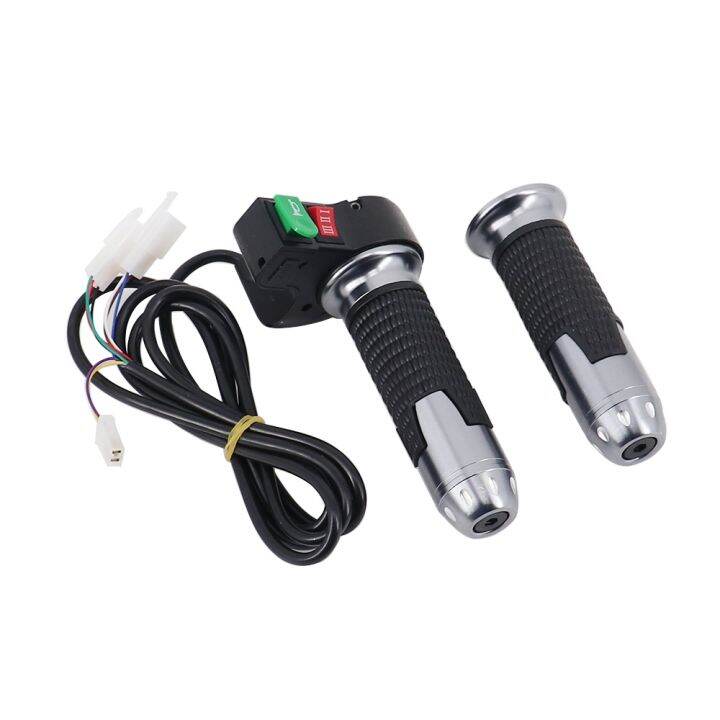 Throttle Handle 60V 3 Speeds Gear Switch With Horn Electric Bike