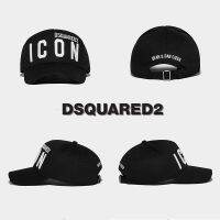 หมวก หมวกแก๊ป หมวกแก๊ปผู้ชาย Dsquared2 ICON 5 Panels หมวกแก็ปผ้าใบ กันแดด ปรับได้ สําหรับทุกเพศ