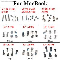 ✹ 1Set 13 15 17 Rear Cover Screw For Macbook Computer A1278 A1465 A1398 A1369 A150A 1706 A1707 A1708 A1297 Bottom Cover Screws