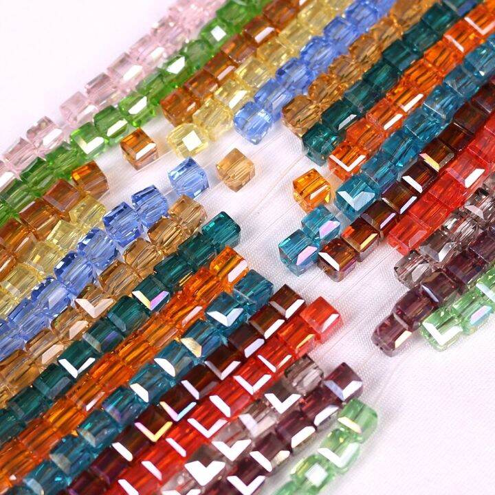 4mm-95pcs-crystal-cube-beads-spacer-diy-making-jewelry-loose-faceted-glass-square-beads-for-needlework-accessories