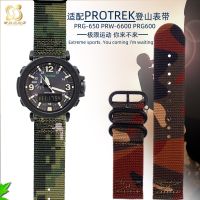 Suitable for Casio Watch Strap PRG-650 PRW-6600 PRG600 Series Mountaineering Nylon Watch Strap