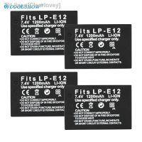 LP-E12 LPE12 E12 Battery for Canon EOS Kiss X7 EOS M M10 M50 M100 100D Rebel SL1 e12 1200mah Camera Batteries new brend Clearlovey