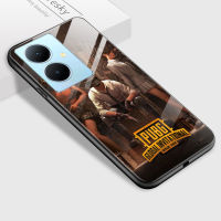 เคส PMP Y78เคสสำหรับ Vivo Y78 5G + 5G ฝาครอบ Game PUBG เคสมือถือเกมมือถือสำหรับเด็กผู้ชายกระจกนิรภัยมันวาวเคสฝาหลัง