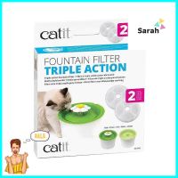 ไส้กรองน้ำพุแมว CATIT TRIPLEACTION FOUNTAIN FILTER แพ็ก 2 ชิ้นCAT DRINKING FOUNTAIN FILTER CATIT TRIPLE ACTION FOUNTAIN FILTER 2PCS PER PACK **ทักแชทได้ค่ะ ยินดีบริการ**