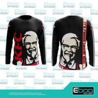 [Ready Stock] Tshirt KFC RIDER BLACK Sublimation / Baju KFC RIDER Microfiber Eboq Jersi / RIDER KFC shirt{plenty}