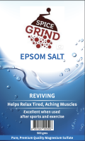 SPICEGRIND Epsom salts, ziplock bag. 500 grams.