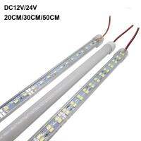 【YF】⊕♀﹍  5Pcs/lot 20CM/30CM/50CM SMD 5630 12V Under Cabinet Strip Lights Rigid Hard Bars Closet Tube Lamp