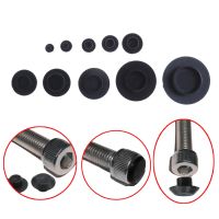 10PCS M5-24 Practical Black Hex Socket Fasteners Screws Covers Caps Allen Bolt Screw Nut Round Head Cover Cap Protector Fasteners