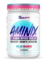 SWFT AMINIX BCAA &amp; EAA high quality amino acids (25 servings) B-Vitamins Muscle Recovery and Growth as well as support hydration Glutamine บีซีเอเอ อีเอเอ อะมิโน ฟื้นฟู