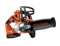 Black &amp; Decker เลื่อยยนต์ไฟฟ้าไร้สาย กำลัง 20โวลต์ (Max) รุ่น GKC1820L20-QW