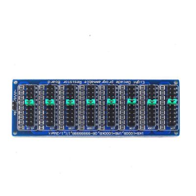 1 PCS Programmable Adjustable SMD Resistor Slide Resistor Board Step Accuracy 1R 1% 1/2 W 7 Seven Decade 0.1R - 9999999R