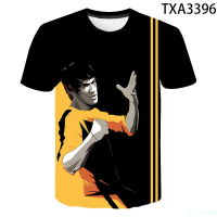 New Summer Bruce Lee Mens 3D Printed t-shirts Short Sleeve Boy Girl Kids Fashion Men Women Children Casual Short Sleeve Cool Tops Tee fashion versatile t-shirt