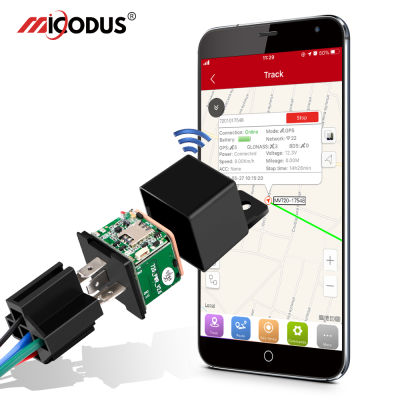 Mini GPS Tracker Car Tracker Micodus MV720 Relay Design Cut Off Fuel Car GPS Locator 9-90V 80mAh Vibrate Alert Free APP PK CJ720