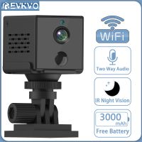 EVKVO 2K 4MP 4G ซิมการ์ด IP Wi-Fi ขนาดเล็กความปลอดภัย1080P แบตเตอรี่กล้องในตัวตรวจจับการเคลื่อนไหว PIR ไนท์วิชั่น IR กล้องซ่อน