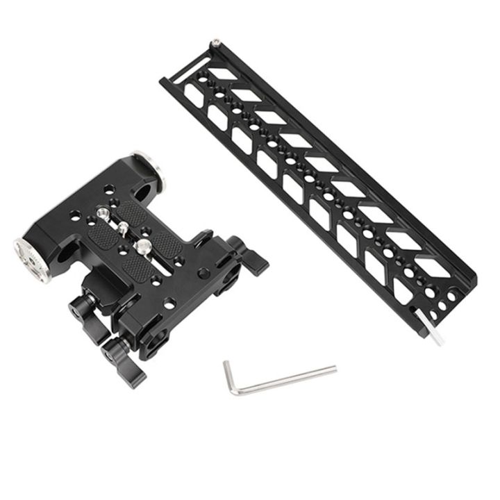 10-inch-dovetail-plate-and-qr-baseplate-with-double-15mm-rod-adapter-amp-replacement-accessories-arri-rosette-connections-for-dslr-camera