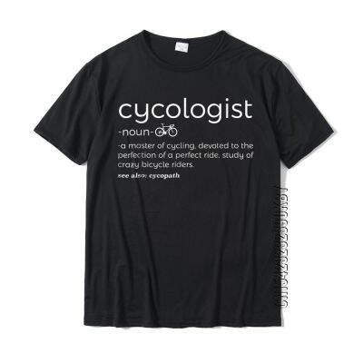 Funny Cycologist Meaning T-Shirt Bicycle Shirt Cute MenS Tshirts Cotton Tops &amp; Tees Printed