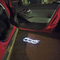 bjh✳✶✤  2Pcs Led Car Door Lamp Accessories 500x 500L Punto-01 Logo Projector Customize